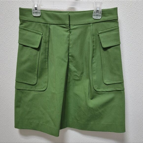 Pearl by Lela Rose Green Cargo Skirt 2 - Picture 2 of 7